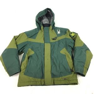 BOYS SPYDER SKI/WINTER JACKET SZ 10 WATERPROOF